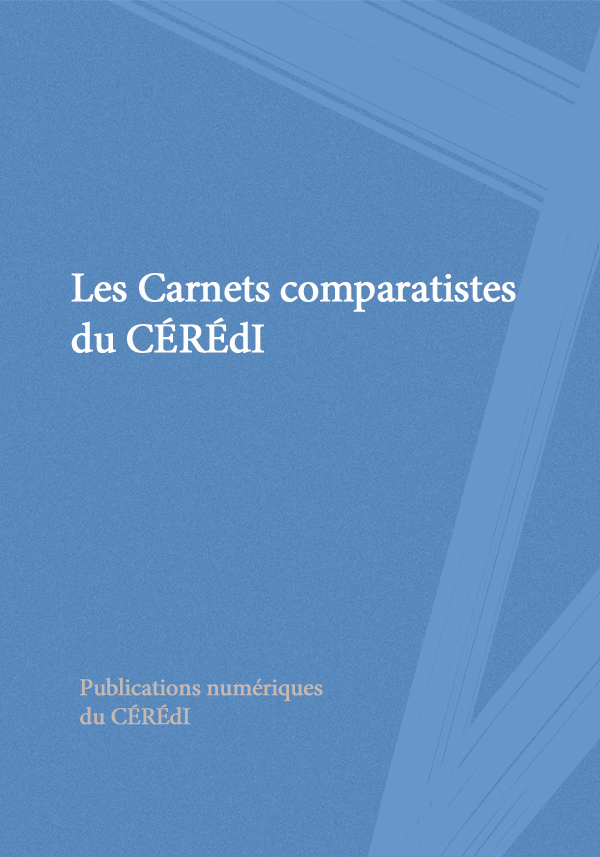 Carnets comparatistes du CÉRÉdI